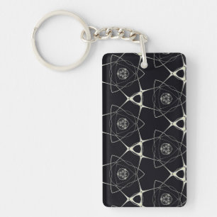 Golden Ornament Key Ring