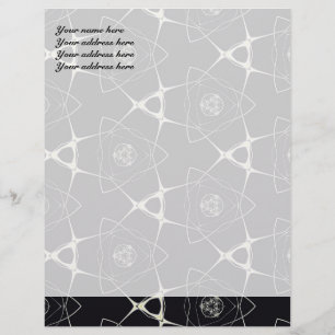 Golden Ornament Letterhead Template