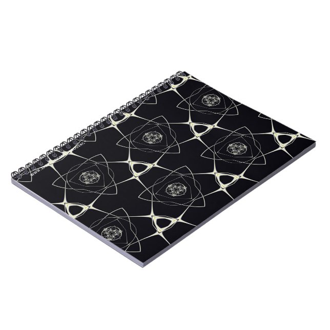 Golden Ornament Notebook (Left Side)