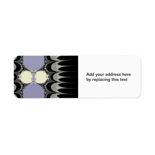 Golden Ornament Return Address Label (Front)