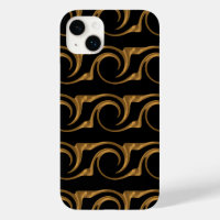 Golden ornamentation iPhone 14 Plus Cases