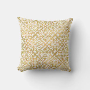 Golden Ornate Cushion
