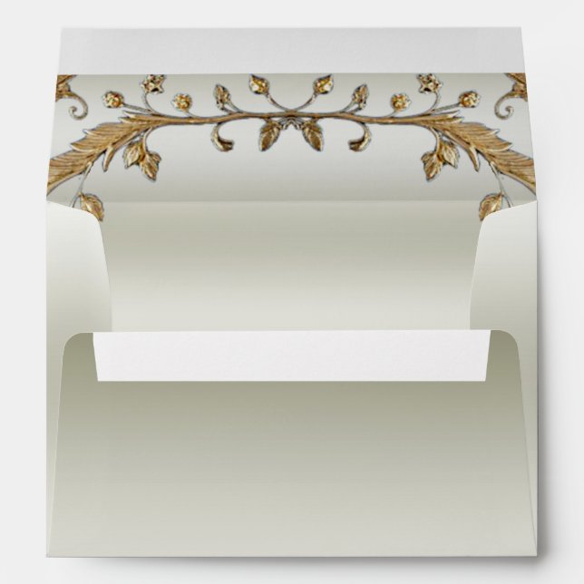 Golden Ornate Envelope (Back (Bottom))