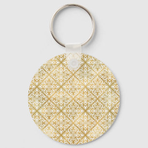 Golden Ornate Key Ring