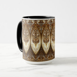 Golden Ornate Mug