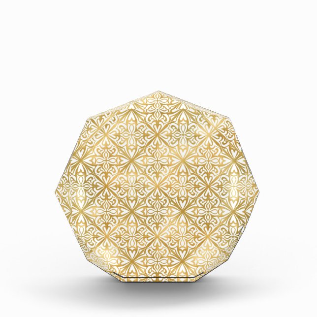 Golden Ornate Photo Block (Front)