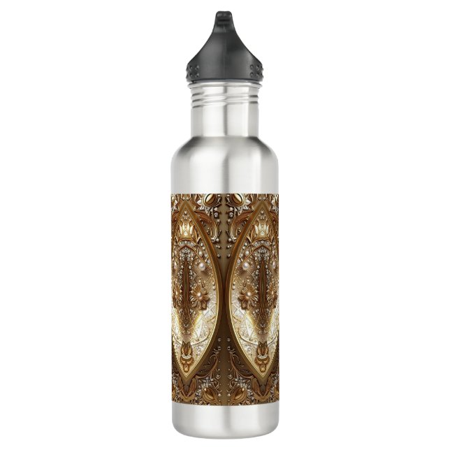 Golden Ornate Water Bottle (Right)