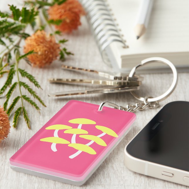 Golden Oyster Acrylic Keychain (Front Right)