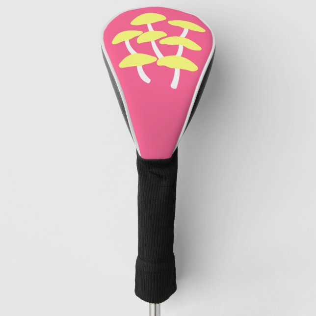 Golden Oyster Driver Golf Head Cover (Front)