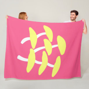 Golden Oyster Fleece Blanket