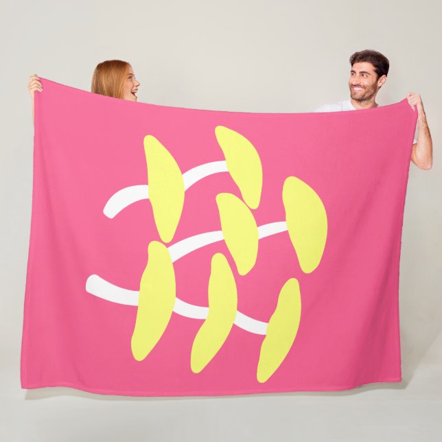 Golden Oyster Fleece Blanket (In Situ)