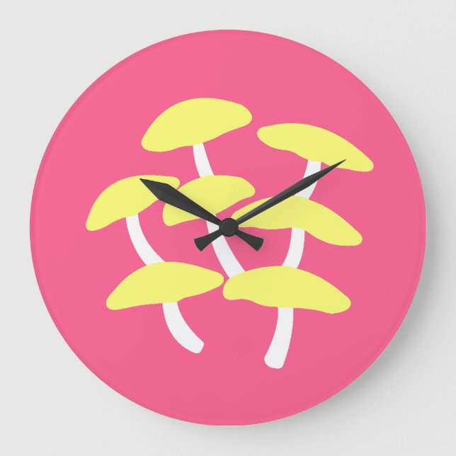 Golden Oyster Wall Clock (Front)