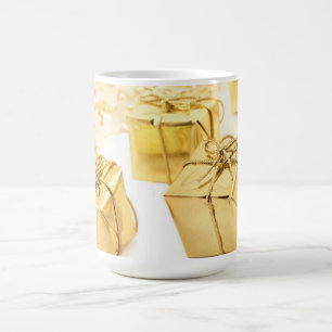 Golden Packages Christmas Coffee Mug