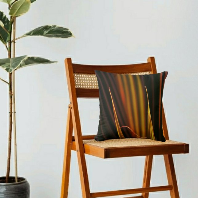 Golden Palm Fronds Cushion (Creator Uploaded)