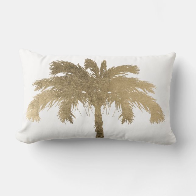 Golden Palm Lumbar Cushion (Front)