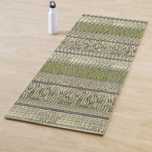 Golden Panes    Yoga Mat