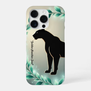 "Golden Panther Majesty" iPhone 16 Pro Case