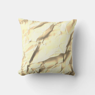 Golden Paper Texture Pillow