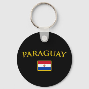 Golden Paraguay Key Ring