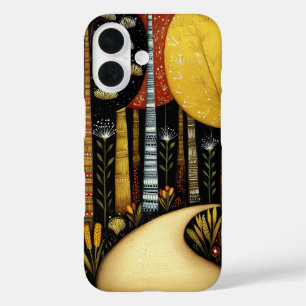 GOLDEN PATH GROVE WHIMSICAL FOREST ART #1 iPhone 16 CASE