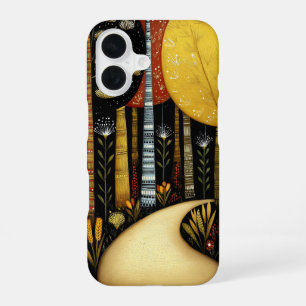 GOLDEN PATH GROVE WHIMSICAL FOREST ART #1 iPhone 16 CASE