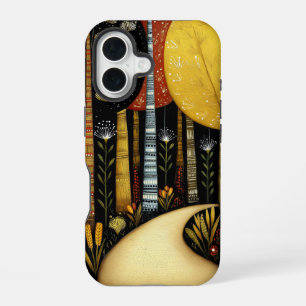 GOLDEN PATH GROVE WHIMSICAL FOREST ART #1 iPhone 16 CASE
