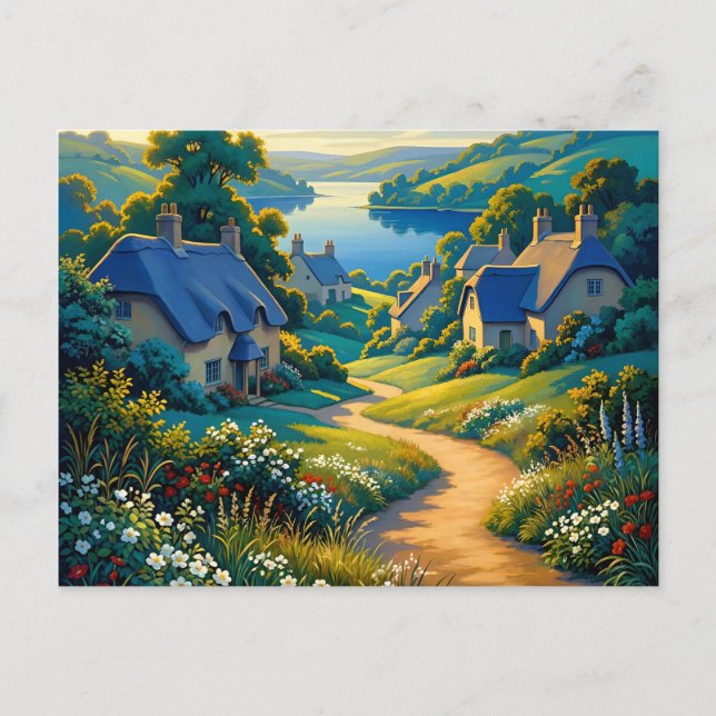 Golden Path to Blue Water Postcard (Front)