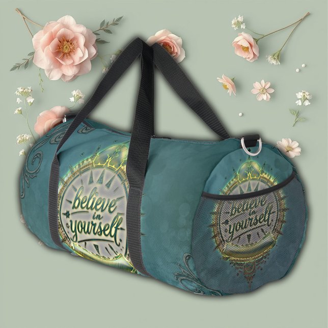Golden Paths Believe in yourself.  Duffle Bag (Creator Uploaded)