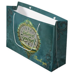 Golden Paths Believe in yourself. Large Gift Bag
