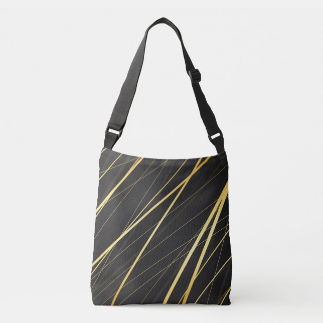 Golden Pattern 1 Crossbody Bag (Front)