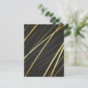 Golden Pattern 1 Holiday Postcard