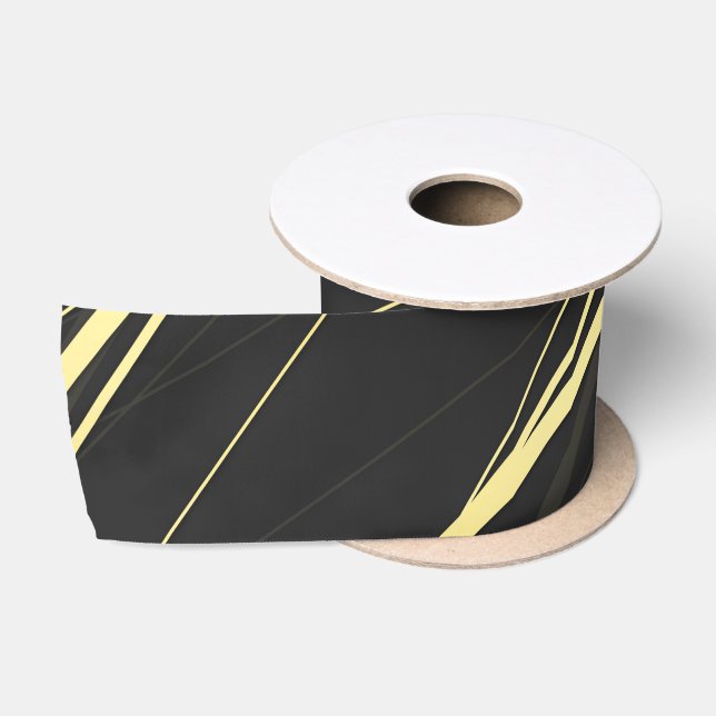 Golden Pattern 1 Satin Ribbon (Spool)