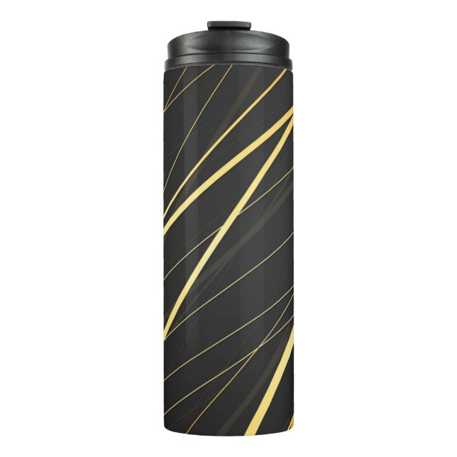 Golden Pattern 1 Thermal Tumbler (Front)