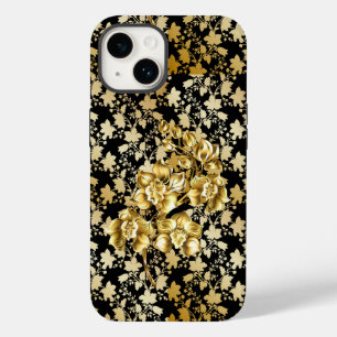 Golden pattern 21,bw. Black BG Case-Mate iPhone 14 Case