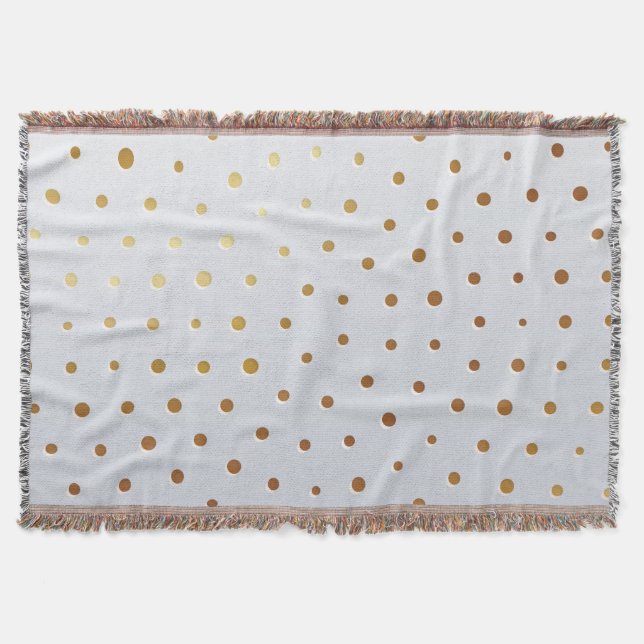 Golden Pattern 5 Throw Blanket (Front)