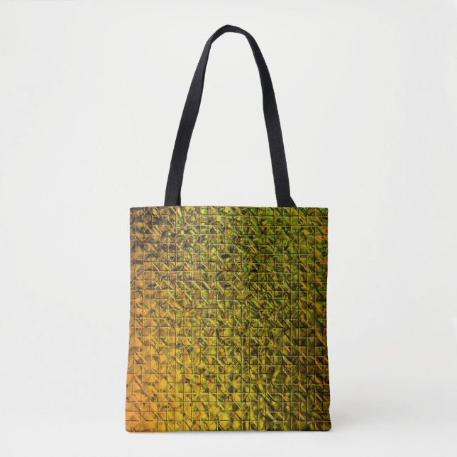 Golden pattern tote bag (Front)