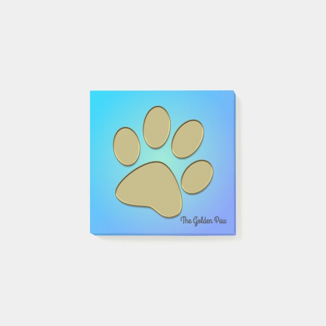 golden paw - Post-It-Notes pad Post-it Notes (Front)