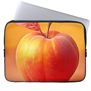 Golden Peach Perfection Design Laptop Sleeve
