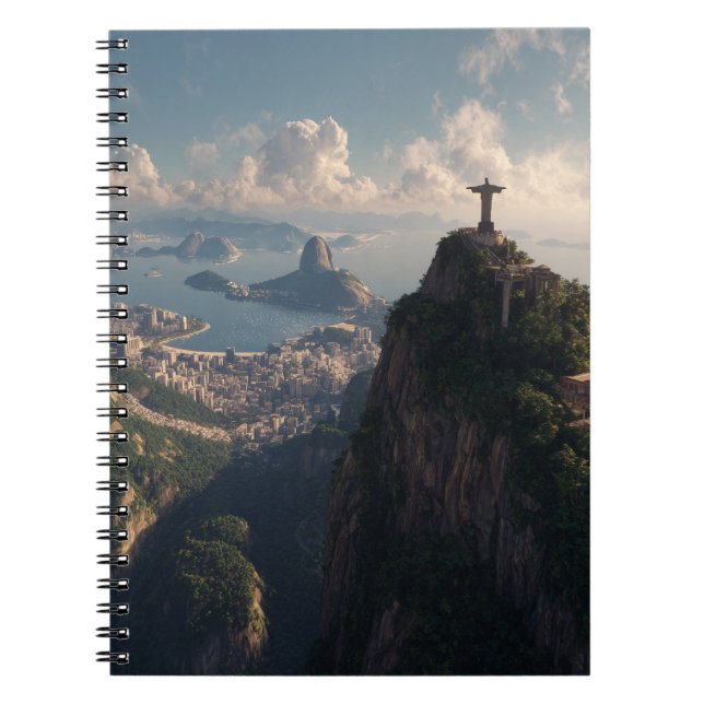Golden Peak Rio Skyline Notebook (Front)