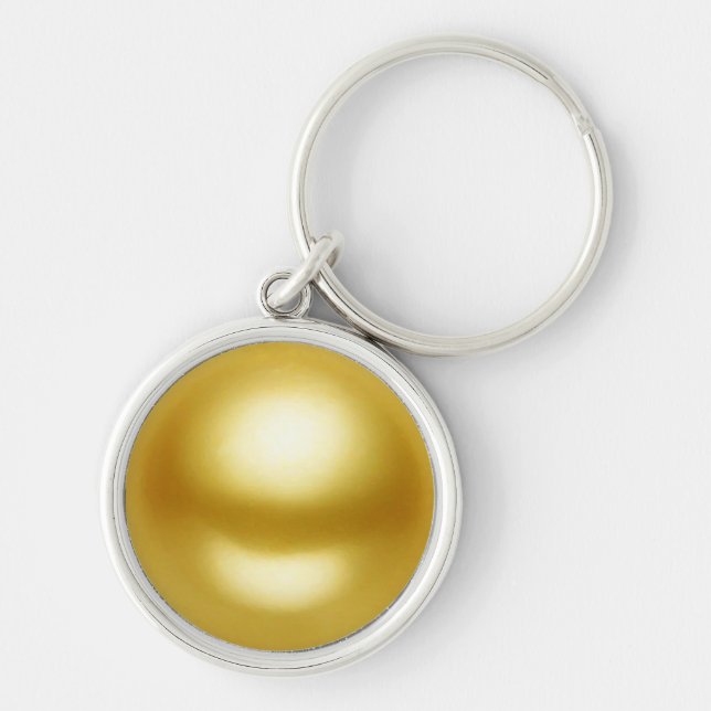 Golden Pearl Key Ring (Front)