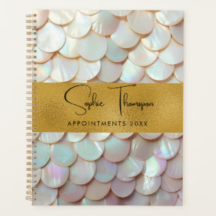 Golden pearls husk new year planner