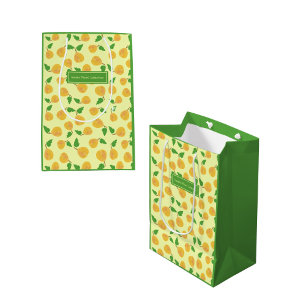 Golden Pears Collection Golden Cream Medium Gift Bag