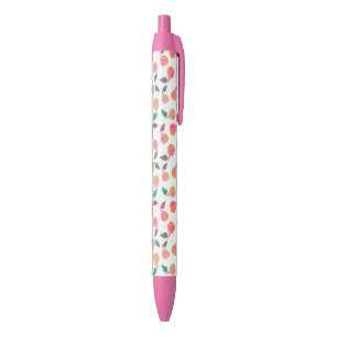 Golden Pears Collection Pink Black Ink Pen
