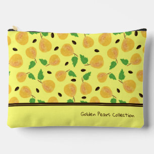 Golden Pears Collection Yellow Bright Accessory Pouch
