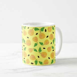 Golden Pears Collection Yellow Bright Coffee Mug