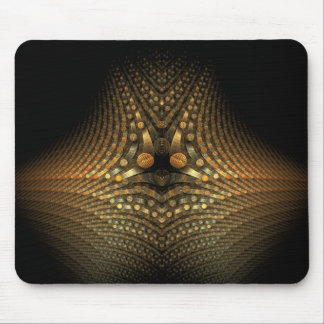 Golden Pebbles on Dark Mousepad