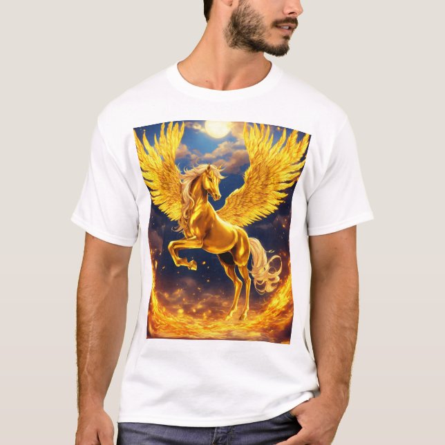 Golden Pegasus T-Shirt (Front)