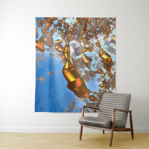 Golden Pencils Tapestry