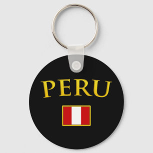 Golden Peru Key Ring