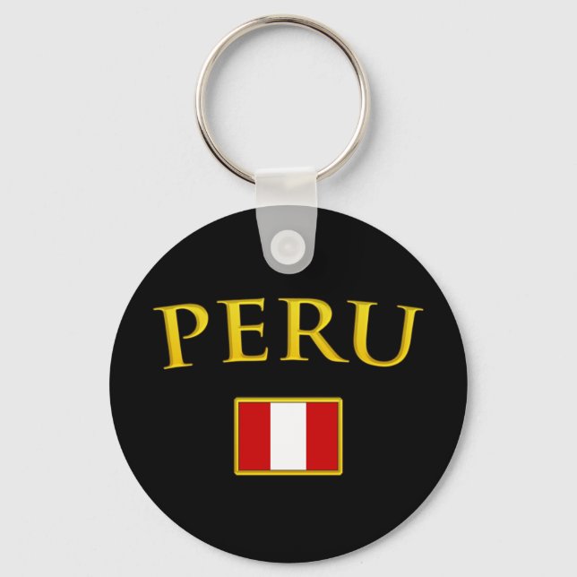 Golden Peru Key Ring (Front)